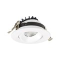 Jesco Downlight LED 4 Round Regressed Gimbal Recessed 12W 5CCT 90CRI WH RLF-4312-SW5-WH